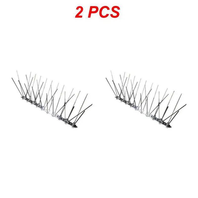 1/2/4PCS Stainless Steel Bird Repellent Spikes Anti Pigeon Nail Bird Deterrent Tool Pest Control Pigeons Owl Small Birds Fence