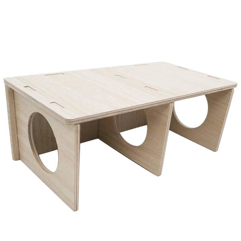 P82E Hamster House Hideout Chamber Natural Nest Habitat for Gerbils Hamster