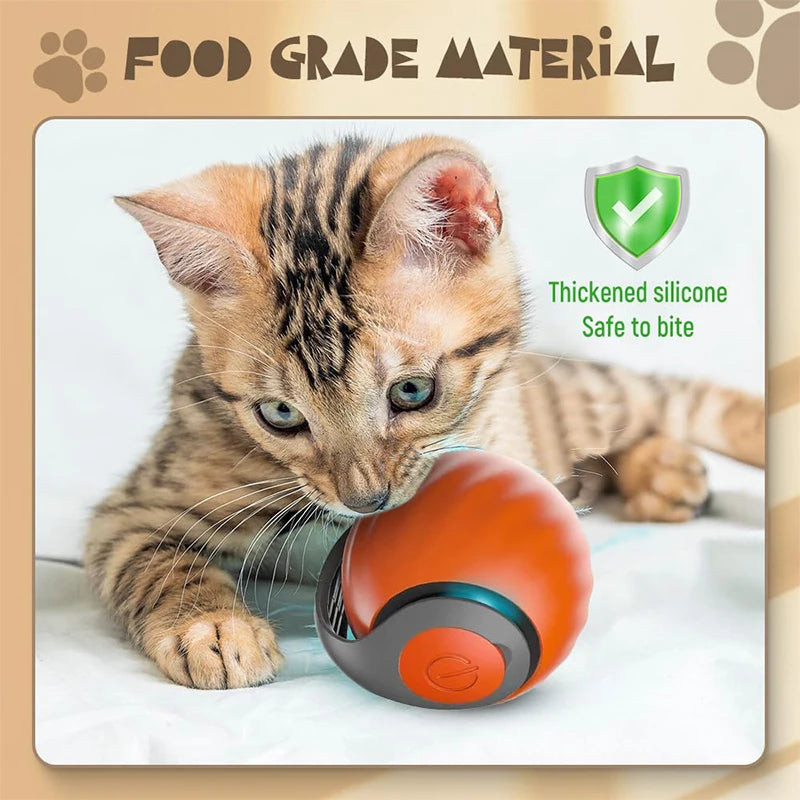 Pet Toy Ball Intelligent Electric Interactive Game Gravity Sensor Smart Jumping Rolling Ball Automatic Moving Puppy Cat Toys