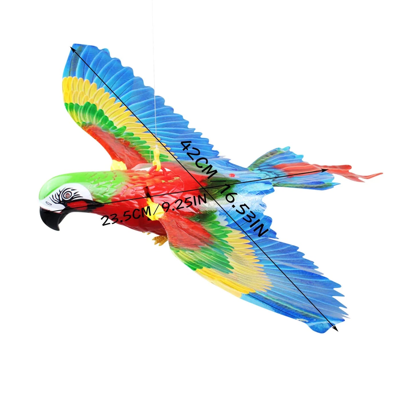 Stylish Bird Interactive Interesting Cat Toy Electric Hanging Flying Bird Cat Funny Cat Stick Catch Rope Dog Toy Cheerful