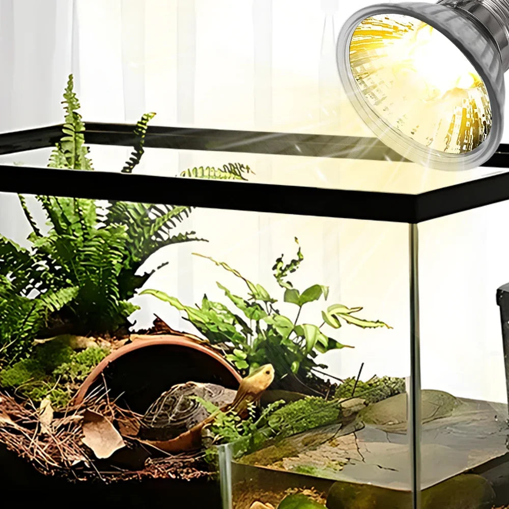 75/50/25W Tortoise Lizard Basking Lamp UVB Bulb UV E27 Bulbs Amphibians Pet Snake Reptile Heating Sunlight Calcium Supplement