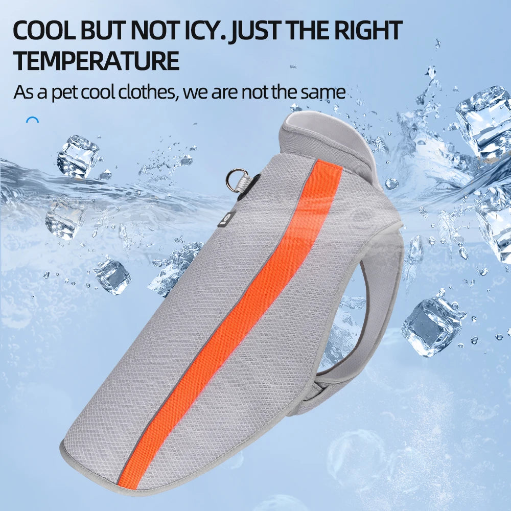 Pet Heatstroke Prevention and Cooling Vest Dogs Summer Outdoor Activities clothing for Large Dog Clothing Pets Products for Dog