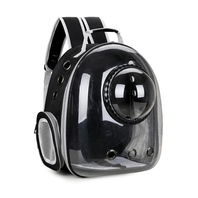 Cat Pet Carrier Backpack Transparent Capsule Bubble Pet Backpack Small Animal Puppy Kitty Bird Breathable Pet Carrier for Travel