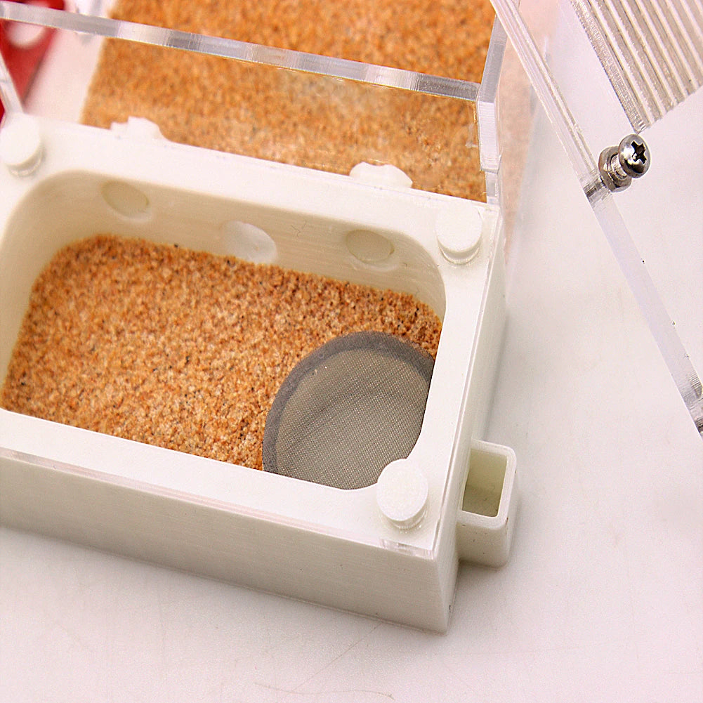 3D Acrylic Mini Ant Nest With Moisturizing Water Tower Ant Farm Pet Queen Breeding Box Anthill Insect House Workshop Accessory