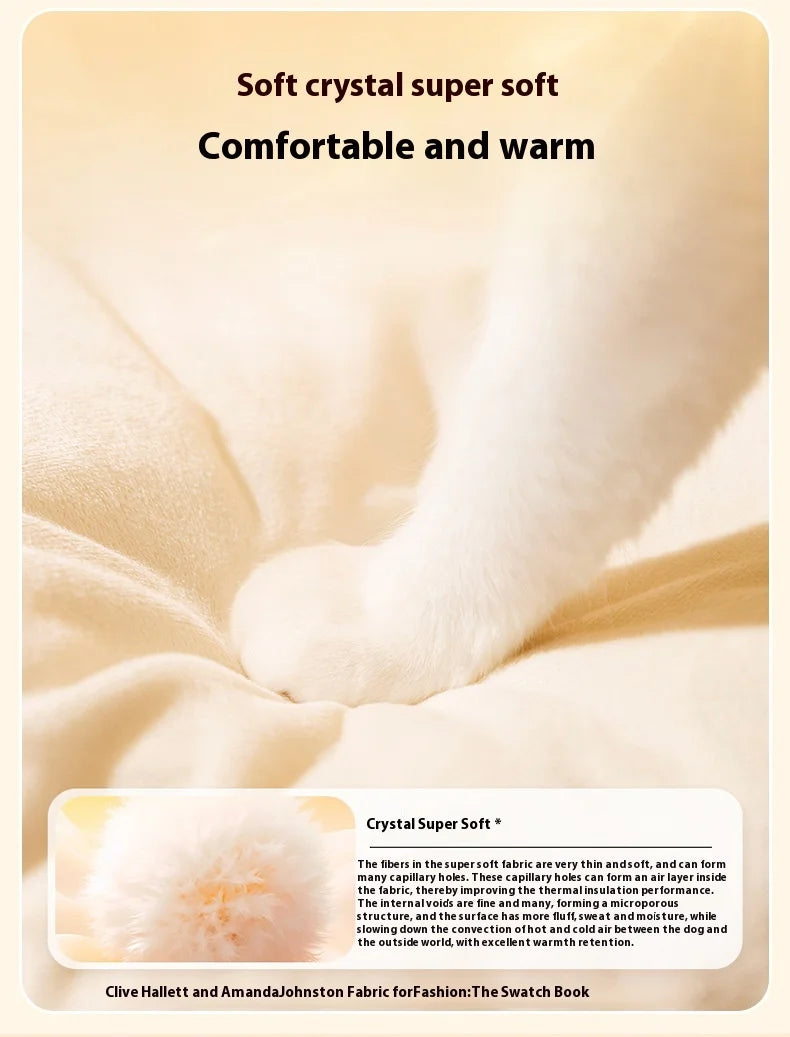 In Autumn and Winter, Cats Stay Warm and Have Thick Tents. Cat's Nest, Small Dog's Cute Triangle Dog's Nest, Pet's Nest