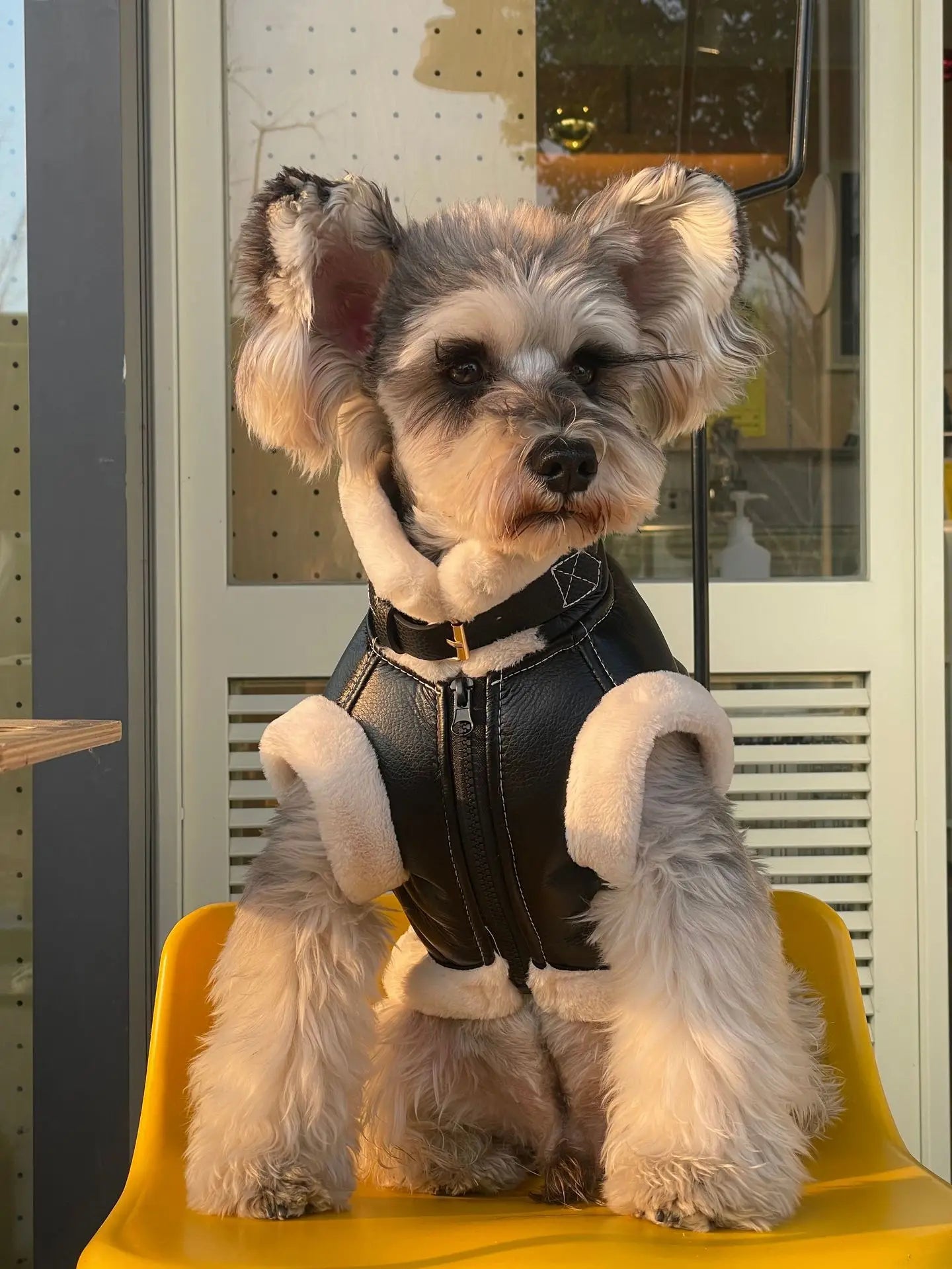 Pet Autumn Winter Velvet Sleeveless Vest Fur One-piece Coat Teddy Schnauzer Bichon Dog Thick Vest Puppy Clothes for Small Dogs