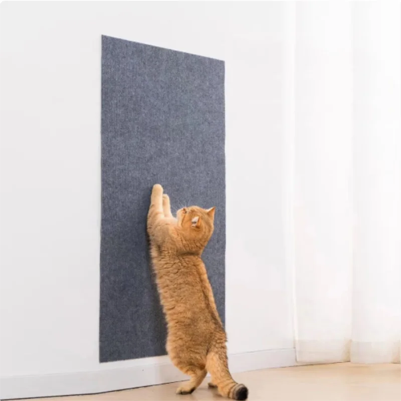 Self adhesive Cat Scratch Carpet 30x30Cm Cat Climbing Mat for Cat Trees Cat Toys Sofas Furniture Protection Mats