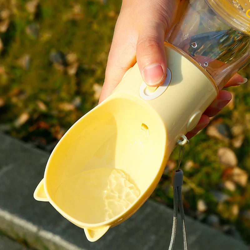 Dog Water Bottle Portable Puppy Drinking Food Feeder For Small Medium Dogs Cats Outdoor Leak Proof Corgi Beagle Pet Supplies