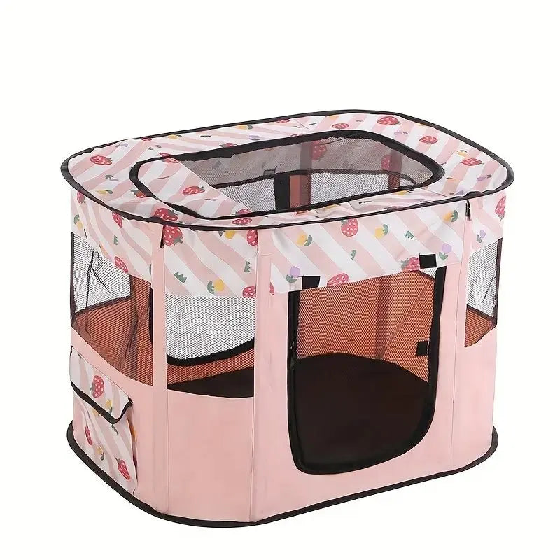 Portable Foldable Pet Playpen Cat Delivery Room For Pet Birthing Center Crates Kennel Outdoor Indoor Dog Playpen Travel Camping
