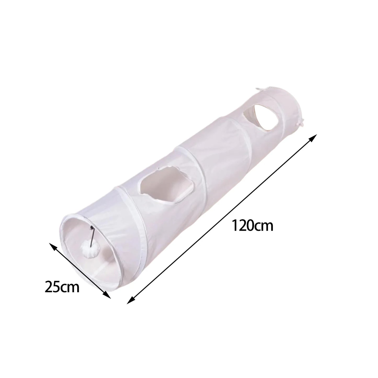 Cat Tunnel Toy Indoor Kitten Tunnel Tube Pet Interactive Toy Folded Training Equipment for Small Animals Pet Supplies