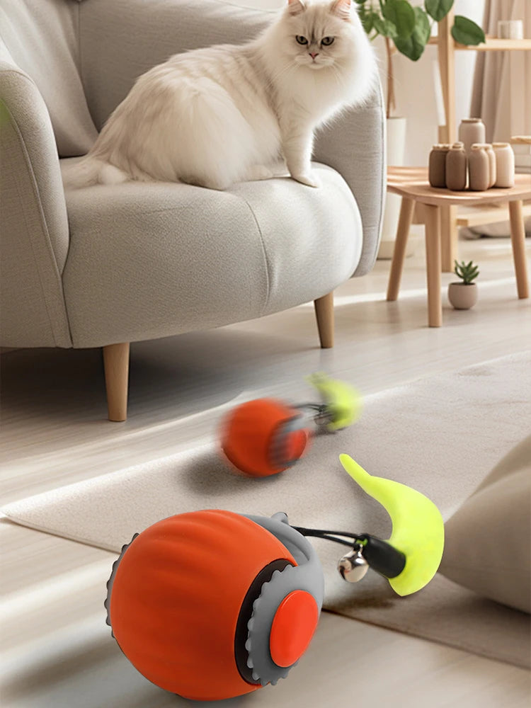Pet Toy Ball Intelligent Electric Interactive Game Gravity Sensor Smart Jumping Rolling Ball Automatic Moving Puppy Cat Toys