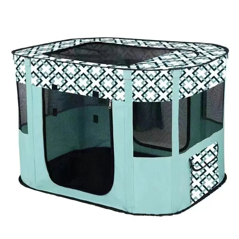 Portable Foldable Pet Playpen Cat Delivery Room For Pet Birthing Center Crates Kennel Outdoor Indoor Dog Playpen Travel Camping