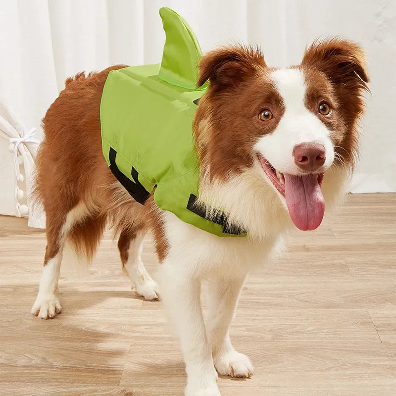 Dog Life Vest Summer Shark Pet Life Jacket Dogs Swimwear Lifeguard Dog Life Jacket Floating Preserver For Swimming Suit
