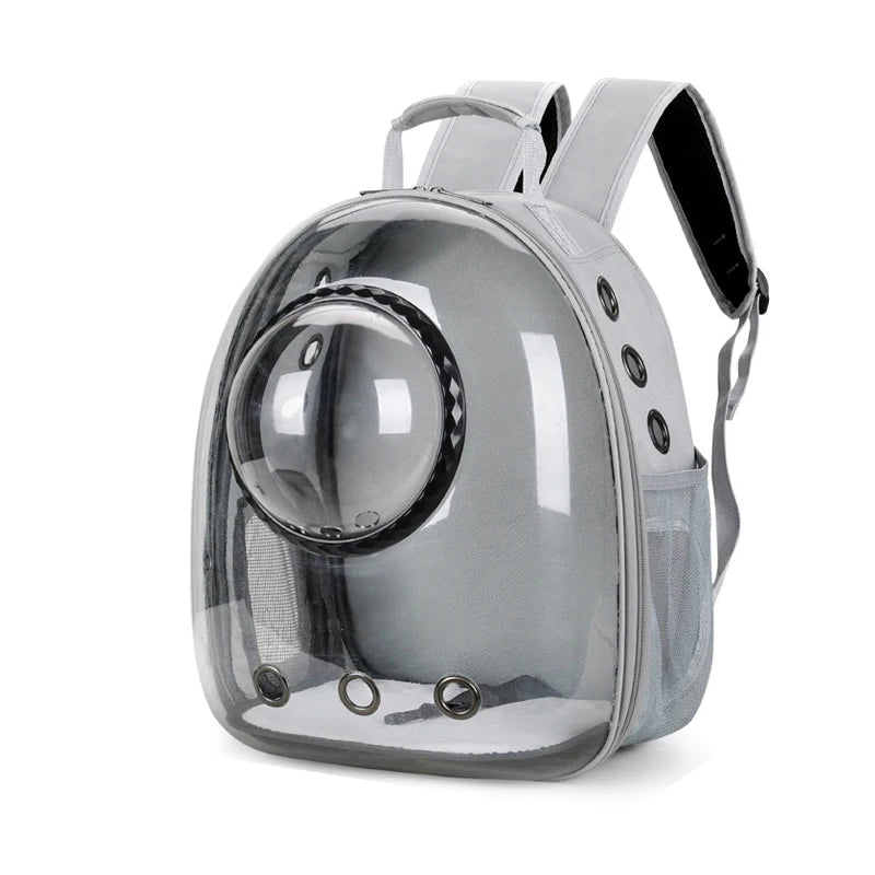 Cat Pet Carrier Backpack Transparent Capsule Bubble Pet Backpack Small Animal Puppy Kitty Bird Breathable Pet Carrier for Travel