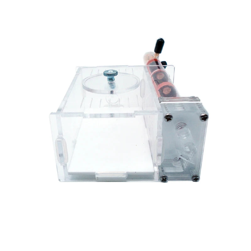 DIY Ant Farm 2 pcs 18-180mm Gypsum Bamboo Test Tube Nest with Feeding Area Pet Anthill Workshop Ant House Queen Ant Nest Castle