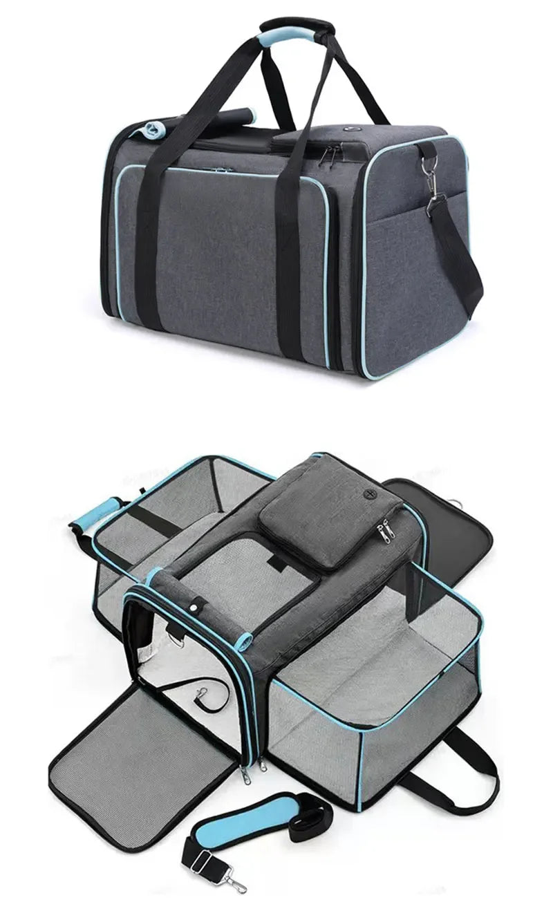 Portable Pet Shoulder Bag Cat Carrier Breathable Puppy Cat Bag Outdoor Travel Backpack Pet Dog Cat Transport Carrying Handbag