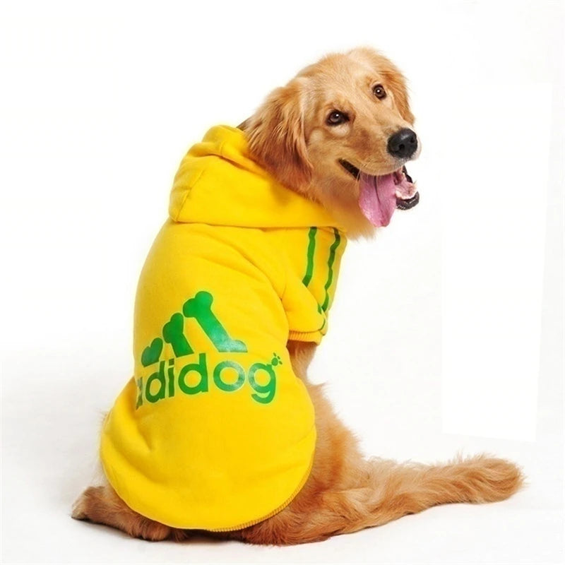 Adidog Dog Hoodie Sweatshirt with Letters Spring Dog Clothes for Small Dogs Chihuahua Puppy Coat French Bulldog Labrador Custume