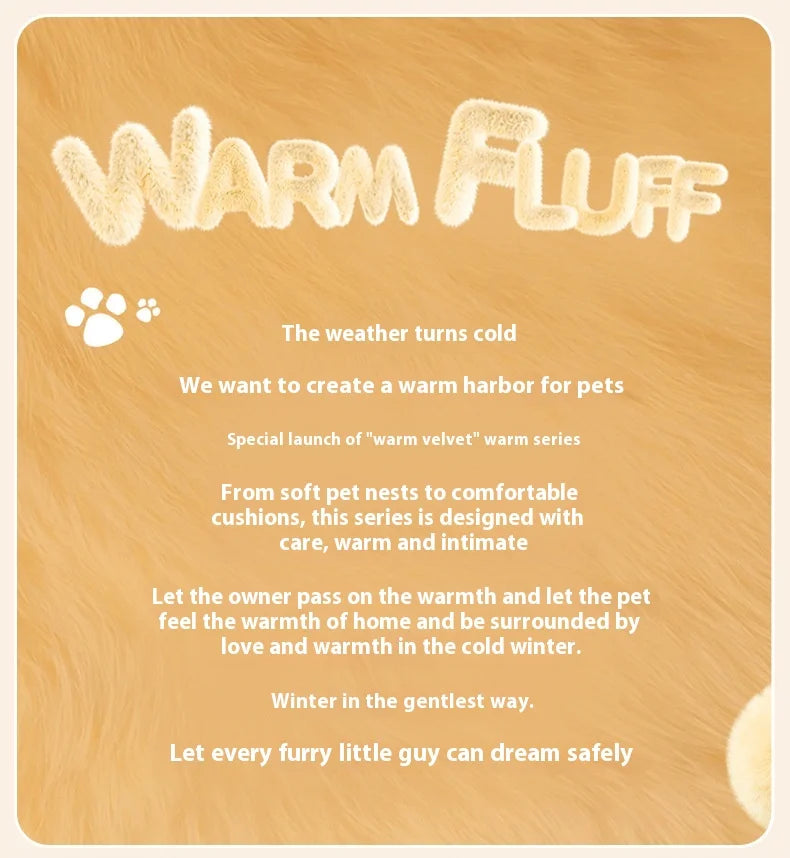 In Autumn and Winter, Cats Stay Warm and Have Thick Tents. Cat's Nest, Small Dog's Cute Triangle Dog's Nest, Pet's Nest