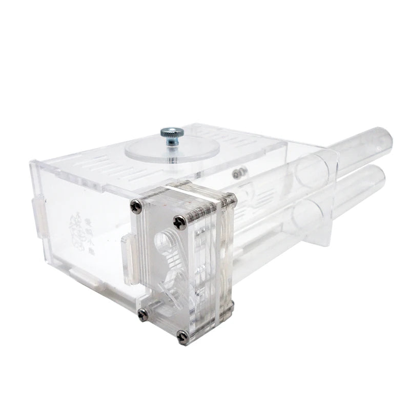 DIY Ant Farm 2 pcs 18-180mm Gypsum Bamboo Test Tube Nest with Feeding Area Pet Anthill Workshop Ant House Queen Ant Nest Castle