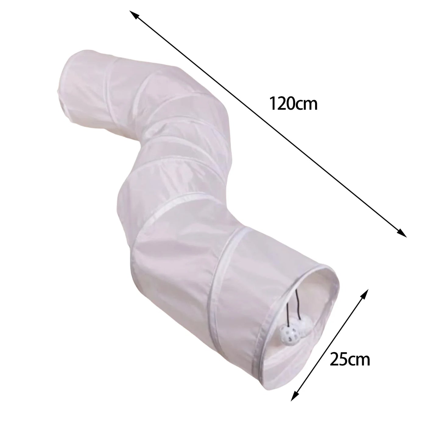 Cat Tunnel Toy Indoor Kitten Tunnel Tube Pet Interactive Toy Folded Training Equipment for Small Animals Pet Supplies