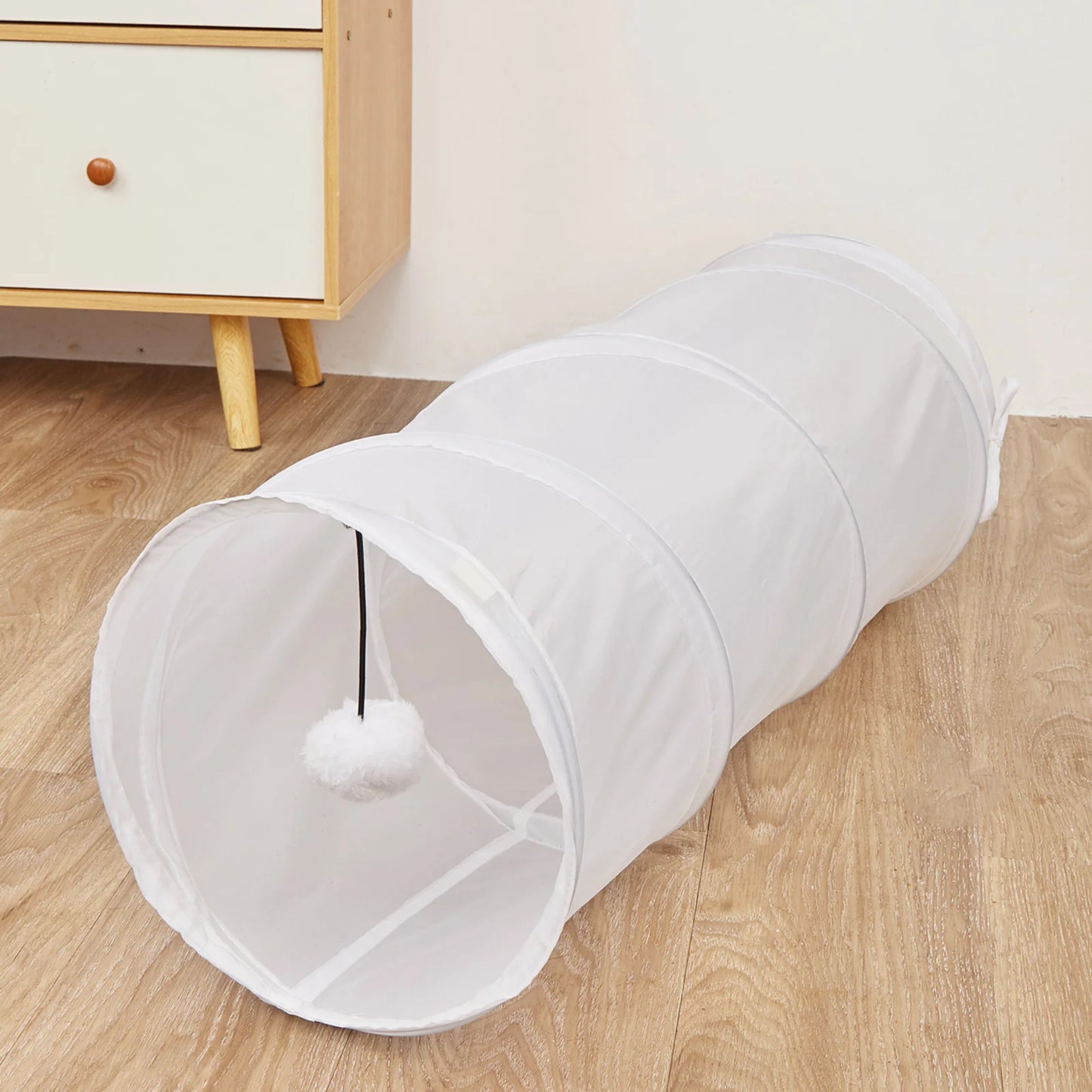 Cat Tunnel Toy Indoor Kitten Tunnel Tube Pet Interactive Toy Folded Training Equipment for Small Animals Pet Supplies