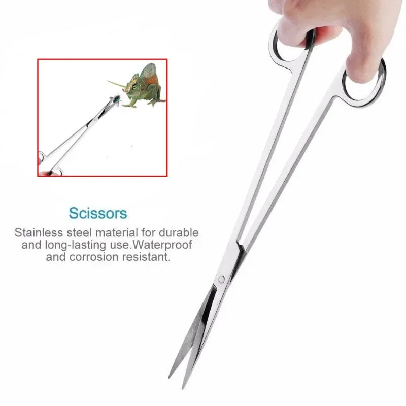 3Pcs reptile food clip