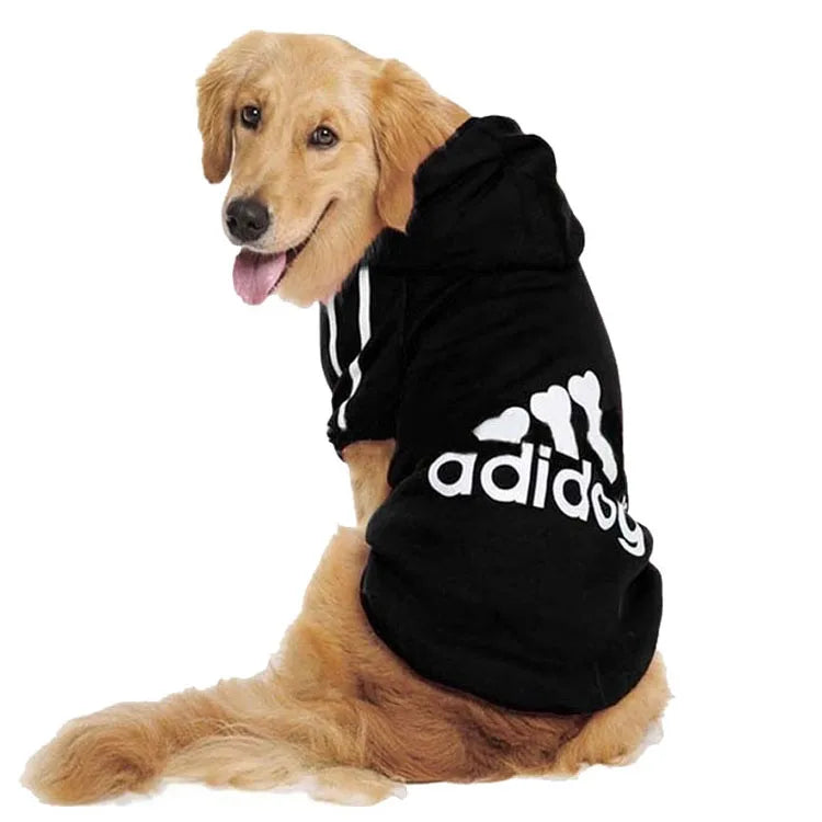Adidog Dog Hoodie Sweatshirt with Letters Spring Dog Clothes for Small Dogs Chihuahua Puppy Coat French Bulldog Labrador Custume