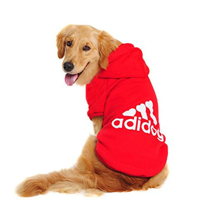 Adidog Dog Hoodie Sweatshirt with Letters Spring Dog Clothes for Small Dogs Chihuahua Puppy Coat French Bulldog Labrador Custume