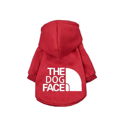 Dog Clothes Hoodies The Dog Face Wind Coat Warm for Small Large Dogs Jacket Sweatshirt French Bulldog Jacket Clothing