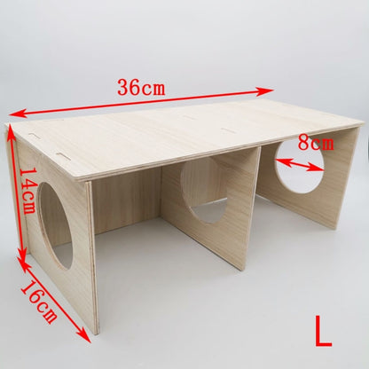 P82E Hamster House  Hideout Chamber Natural  Nest Habitat for Gerbils Hamster
