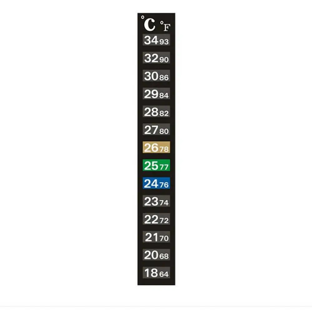 Dual Scale Aquarium Thermometer Fish Tank Liquid Fahrenheit Sticker Digital Aquarium Aquarium Thermometer Stick Control Products