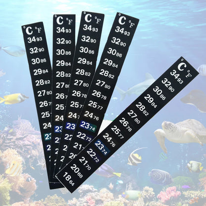 Dual Scale Aquarium Thermometer Fish Tank Liquid Fahrenheit Sticker Digital Aquarium Aquarium Thermometer Stick Control Products