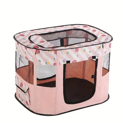 Portable Foldable Pet Playpen Cat Delivery Room For Pet Birthing Center Crates Kennel Outdoor Indoor Dog Playpen Travel Camping