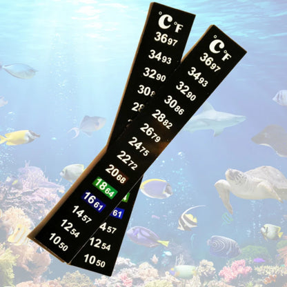 Dual Scale Aquarium Thermometer Fish Tank Liquid Fahrenheit Sticker Digital Aquarium Aquarium Thermometer Stick Control Products