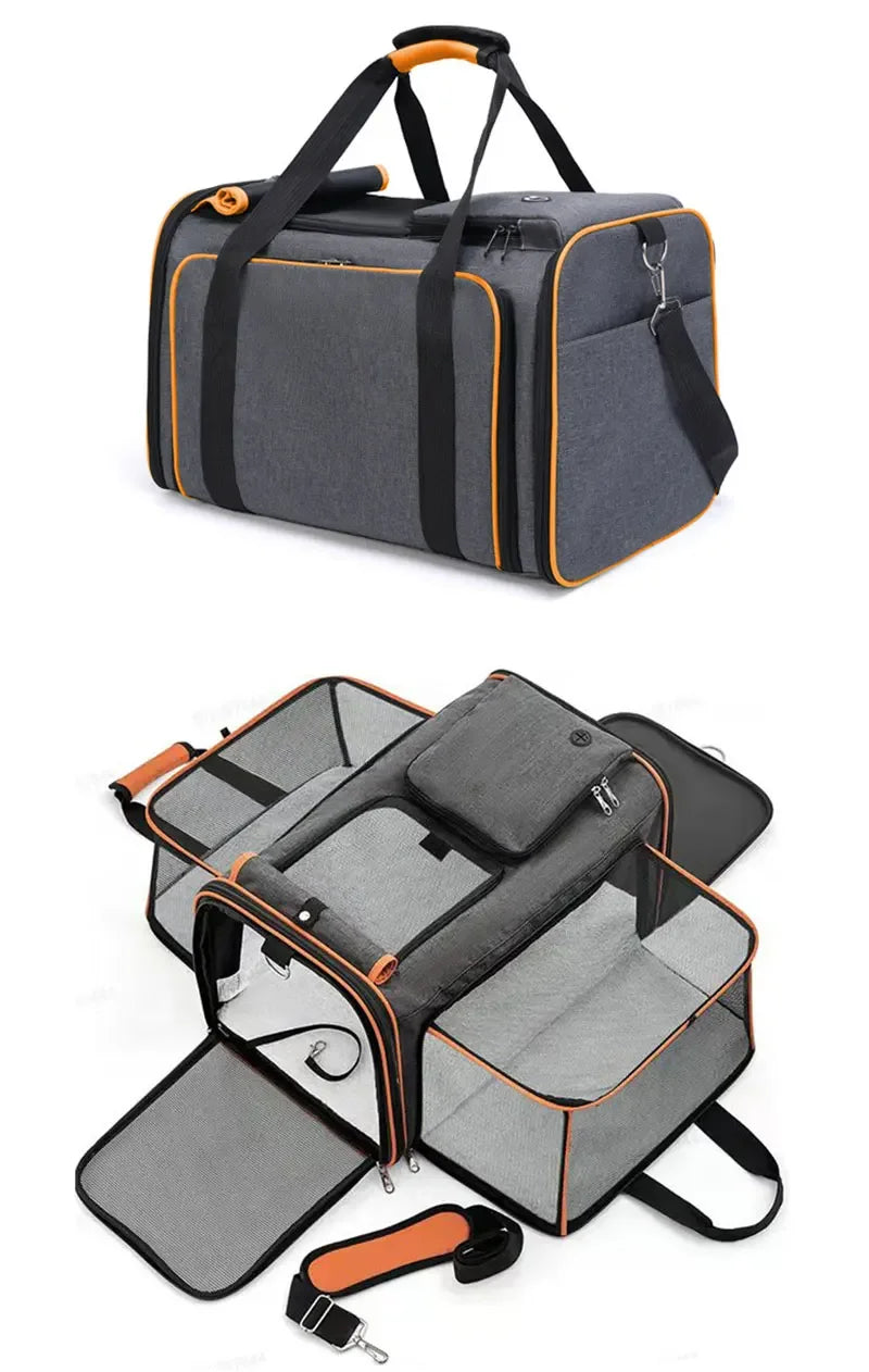 Portable Pet Shoulder Bag Cat Carrier Breathable Puppy Cat Bag Outdoor Travel Backpack Pet Dog Cat Transport Carrying Handbag