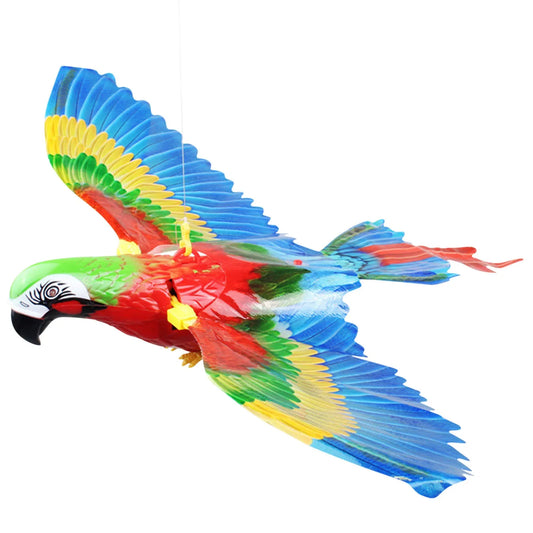 Stylish Bird Interactive Interesting Cat Toy Electric Hanging  Flying Bird Cat Funny Cat Stick Catch Rope Dog Toy Cheerful