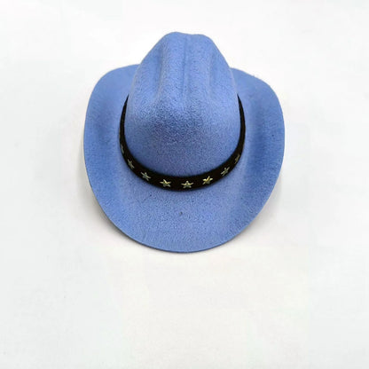 Pet Dog Cat Cowboy Hat Cowboy Clothing Puppy Adjustable Hat Suitable For Small Dogs And Cats Birthday Party Decoration Photo