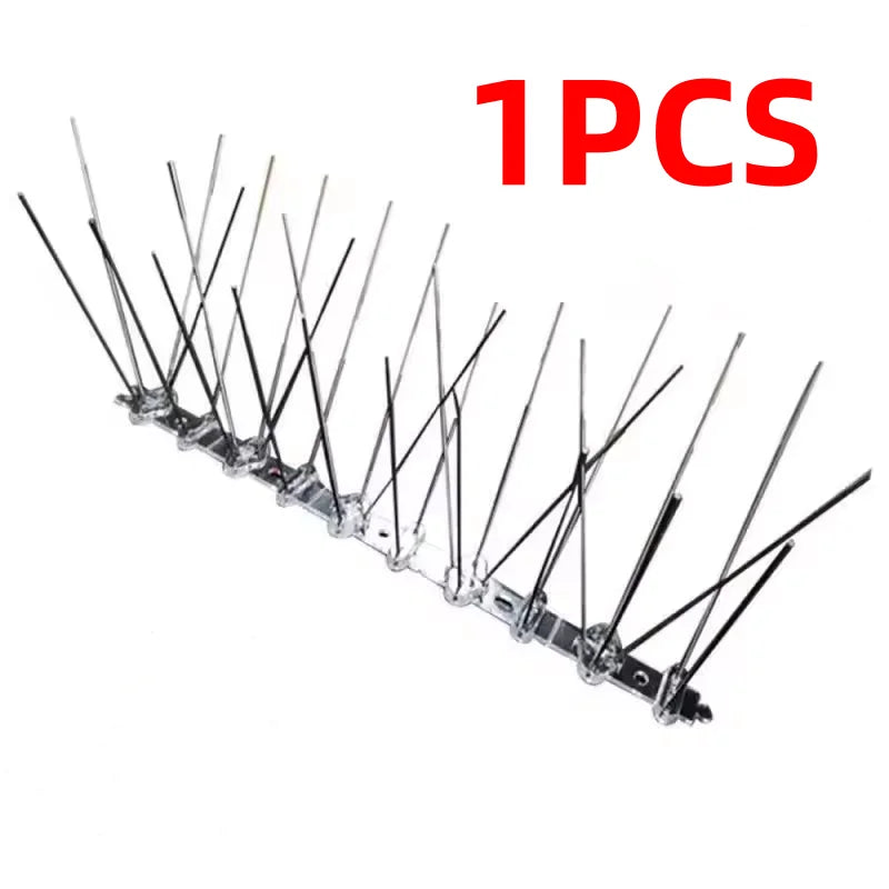 1/2/4PCS Stainless Steel Bird Repellent Spikes Anti Pigeon Nail Bird Deterrent Tool Pest Control Pigeons Owl Small Birds Fence