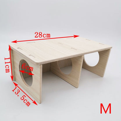 P82E Hamster House  Hideout Chamber Natural  Nest Habitat for Gerbils Hamster