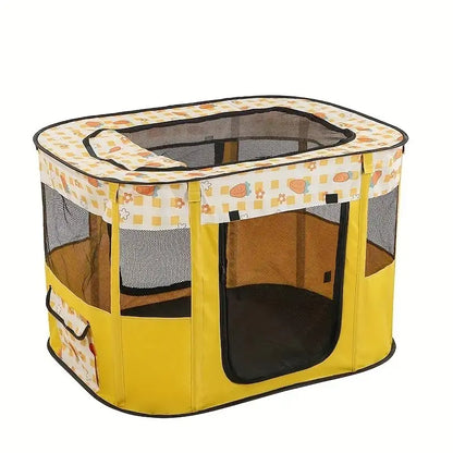 Portable Foldable Pet Playpen Cat Delivery Room For Pet Birthing Center Crates Kennel Outdoor Indoor Dog Playpen Travel Camping