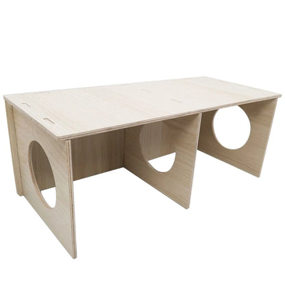 P82E Hamster House  Hideout Chamber Natural  Nest Habitat for Gerbils Hamster
